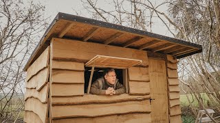 Building a Cabin: Windows and Doors | Off Grid Project | Wild Garlic Steak & Potatoes