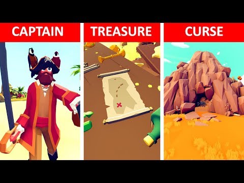 Pirate Captain's Cursed Treasure Hunt - TABS Story - Totally Accurate Battle Simulator