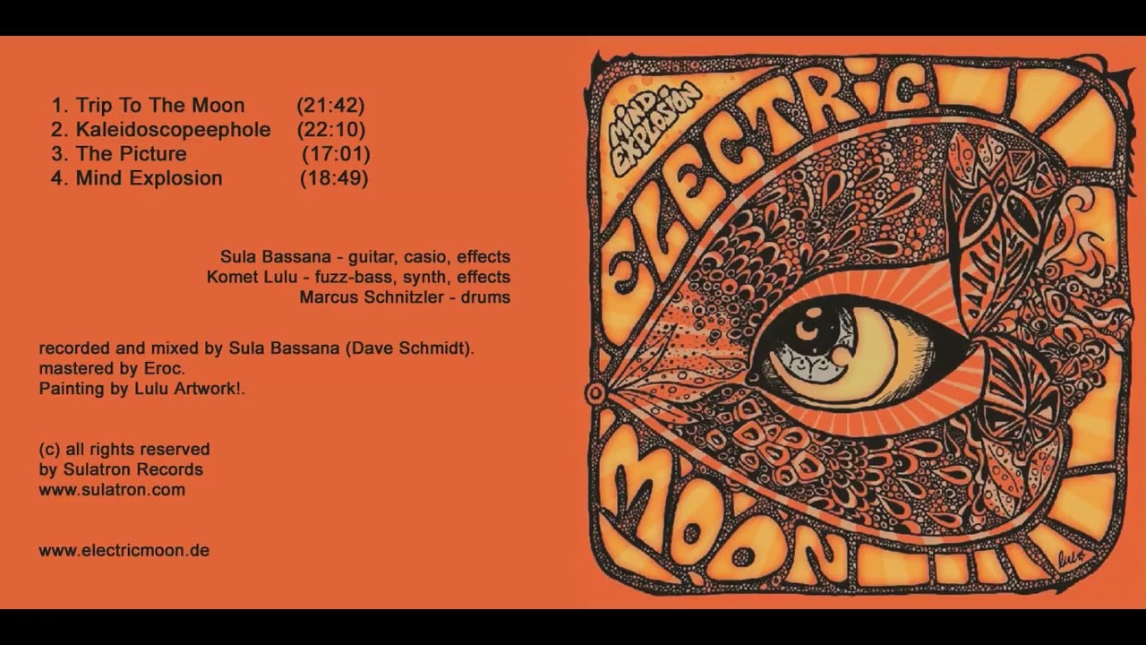 Electric Moon – Mind Explosion 2020 Krautrock, Space Rock 320kbps audio quality 🎸♫ ❤️
