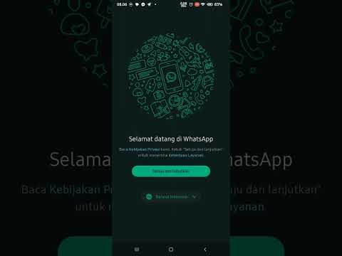 Cara login akun WhatsApp di smartphone lain dengan scan barcode.