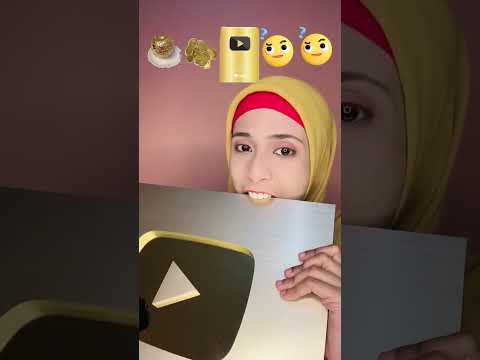 NENG RARAH MAKAN GOLD PLAY BUTTON #NgeShortsBareng #JakartaBanget