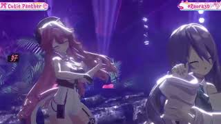 Cutie Panther - Raora, Moona, Nerissa (ラオーラ・パンテーラ, ムーナ・ホシノヴァ, ネリッサ・レイヴンクロフト) 💙🩷💜