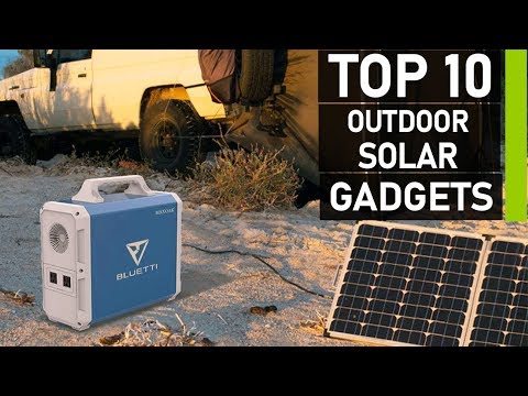 Top 10 Best Camping Solar Powered Gadgets Video