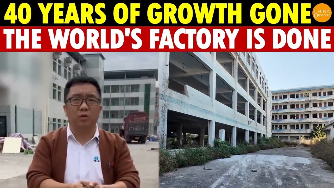 40 Years of Progress Lost Overnight! Dongguan’s Factories Collapse, Homeless Fill the Streets