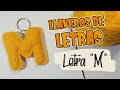 Crochet Letter Keychains Letter M