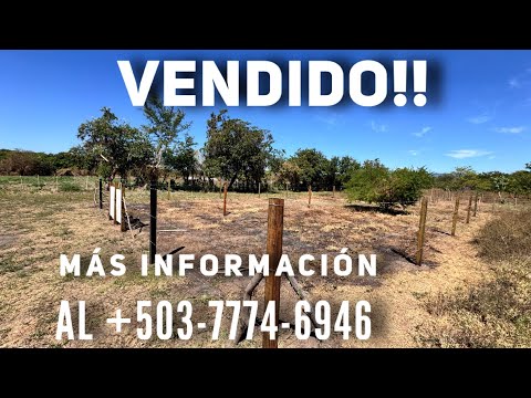 Dos lotes en San Pedro Masahuat $15,500 cada uno. Cerca del aeropuerto 🇸🇻📍 Vendido!!