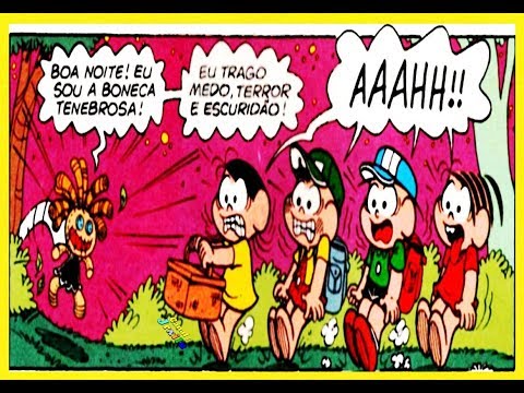 A Turminha - A volta da Boneca Tenebrosa - gibis Quadrinhos Turma da Mônica