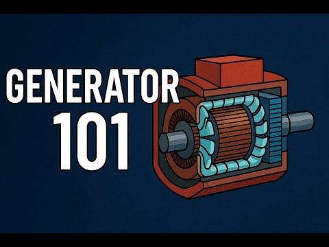 How Generators Turn Motion into Electricity – Generator Basics Explained (Part 64)