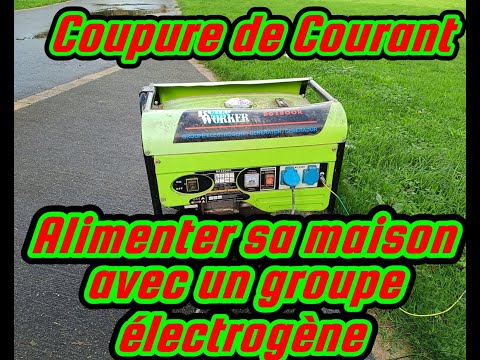 power outage, how to power your home with a generator.