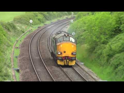 37425 & 37218 Route Learning Around Worcester, May 2022.