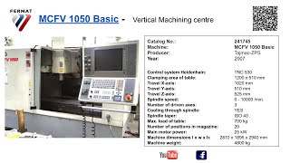 Tajmac-ZPS MCFV 1050 Basic bearbejdningscenter | Billede 4 - Machineryline