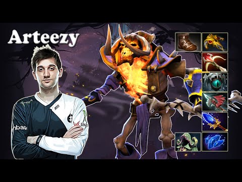Arteezy - Clinkz Midlane | Dota 2 7.30b Gameplay