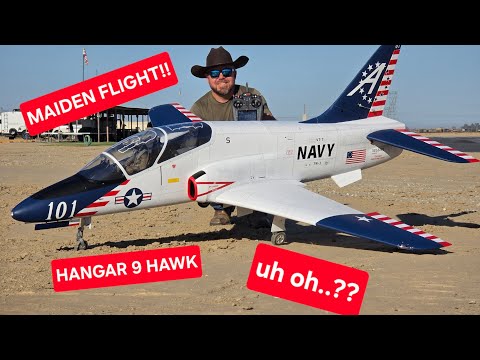 HANGAR 9 HAWK MAIDEN!!! UH OH...