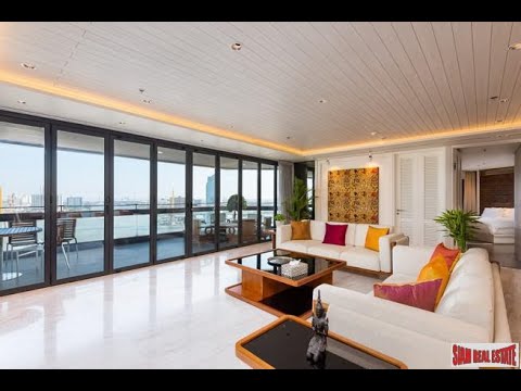 Salintara Condominium | Luxury 4 Bed Condo with River and City Views and Large Balconies on the 24th Floor on the Chao Phraya River
