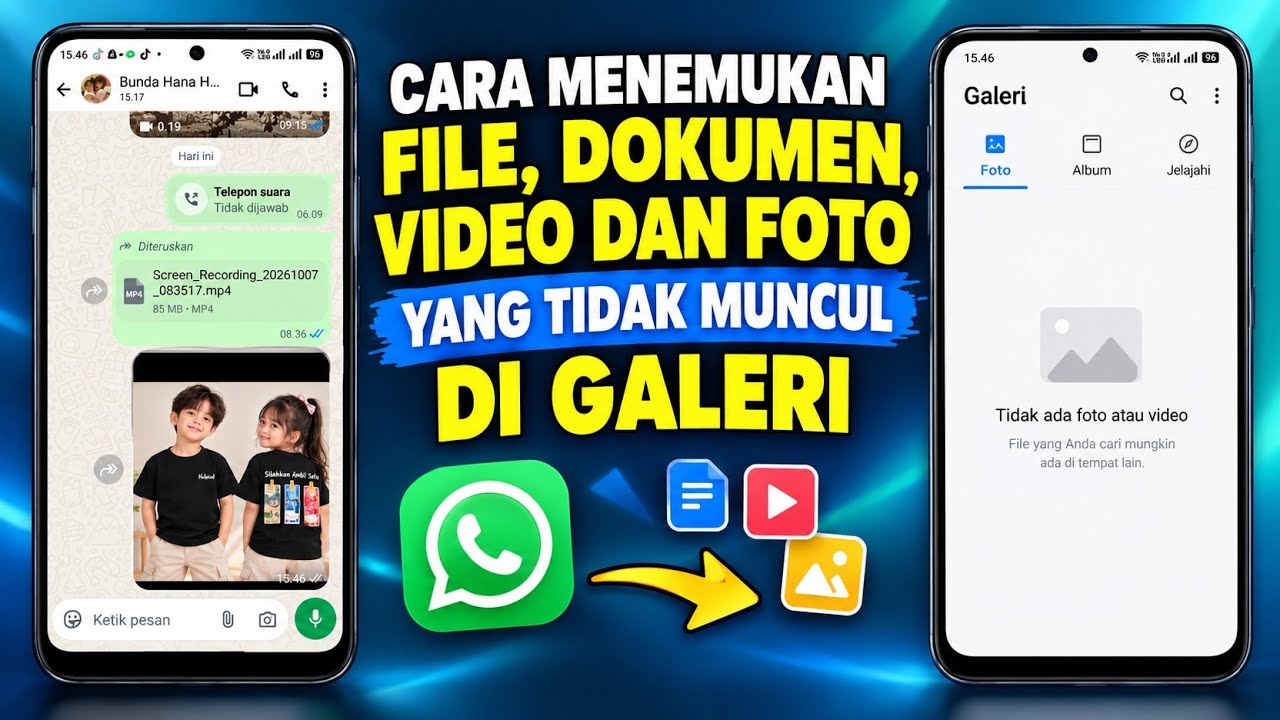 Cara Menemukan Foto & Video Kiriman Di WhatsApp Yang Tidak Muncul Di Galeri 