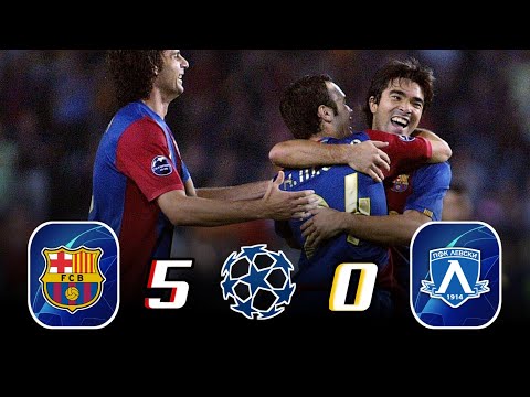FC Barcelona 🇪🇦 × 🇧🇬 Levski sofia | 5 × 0 | HIGHLIGHTS | All Goals | Champions league 2006/07