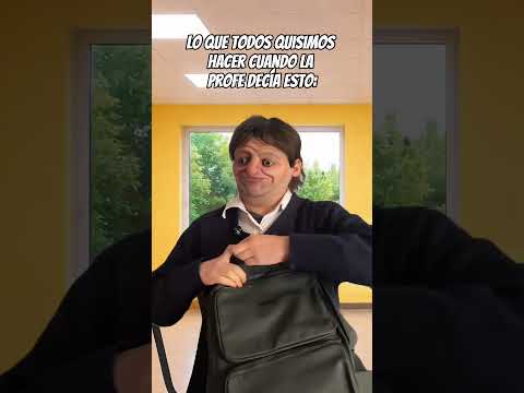 Lo que todos queríamos hacer cuando la profe decía esto | Gabo Alvarez