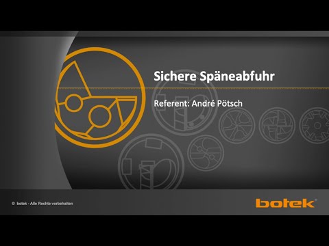 Sichere Späneabfuhr