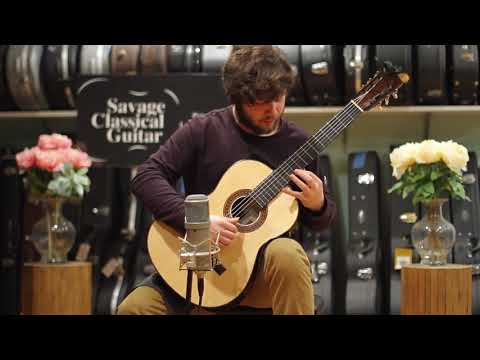 2018 Michele della Giustina #384 Spruce Ziricote played by Matt Lampel at Savage Classical Guitar