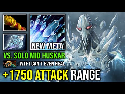 NEW META Wind Waker + Monkey King Bar 1750 Attack Range Unlimited Freeze AA Mid Vs Huskar Dota 2