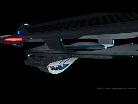 Star Trek - Enterprise-B rendezvous with USS Arges