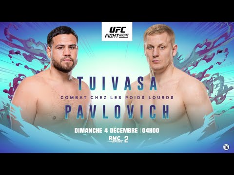 Bande-annonce UFC : Le retour de Tuivasa, le nouveau chouchou des Français (4 décembre RMC Sport 2)