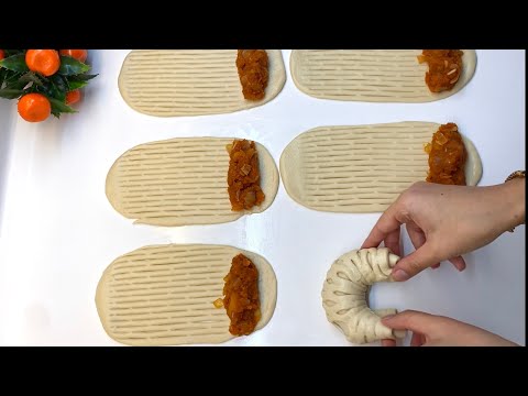 FORGET ALL THE RECIPES❗️SOFT AND PLUFFY TURKISH PASTRY RECIPE (POGACA)🥐Çiçek's Turkish Food Recipes