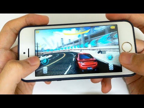 iPhone 5s: Gaming Performance Test in 2018 - Asphalt 8 Gameplay