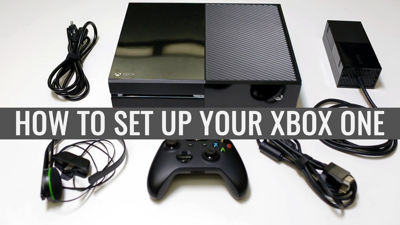 How to set up the Xbox One - YouTube