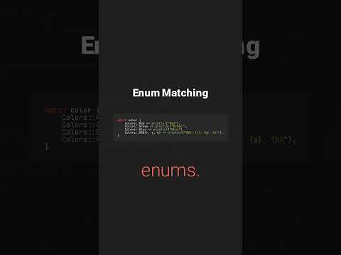 Enums - Rust Programming #shorts #rustlang