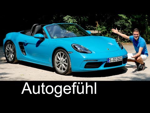 Porsche 718 Boxster FULL REVIEW test driven 2018 - Autogefühl