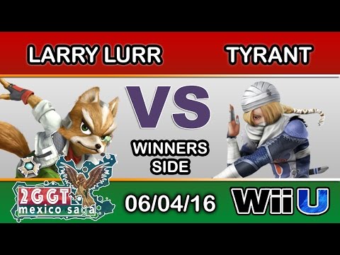 2GGT: Mexico Saga - FAD | Larry Lurr (Fox) Vs. NME | Tyrant (Sheik) Winners Side - Smash Wii U