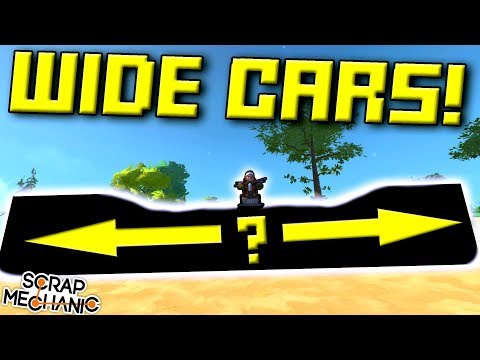 SUPER WIDE CAR RACE! - Scrap Mechanic Multiplayer Monday Ep60