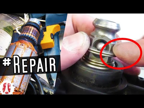 MOTOR PUZZLE! Restoring A Hammer Drill Part 6 - Repairing / Rebuilding The SDS Chuck #HowTo #DIY