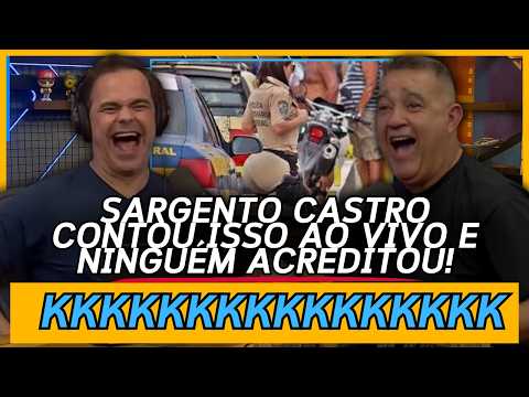 VOCÊ NÃO VAI AGUENTAR DE RIR COM ESSA DO SARGENTO CASTRO! 😂🚨