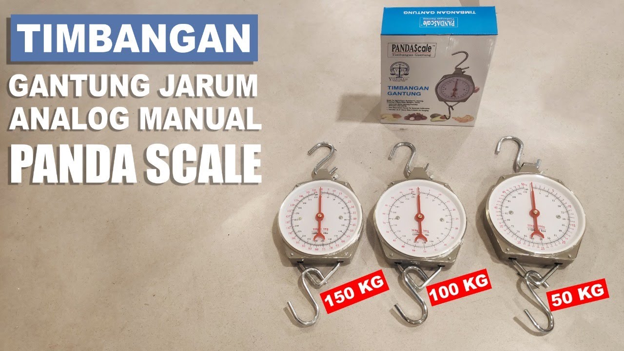 Putar video Review Timbangan Gantung Jarum Analog Manual PANDA SCALE (50kg 100kg 150kg) sekarang Review Timbangan Gantung Jarum Analog Manual PANDA SCALE (50kg 100kg 150kg)