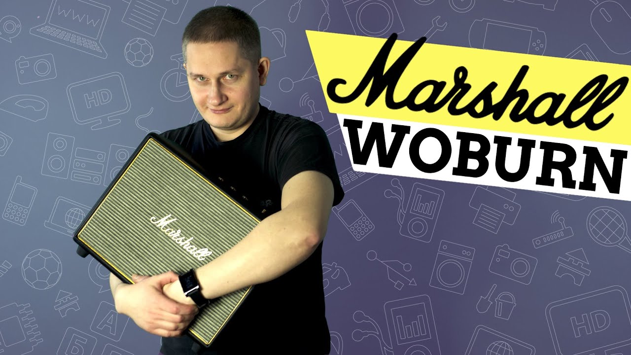 Портативная акустика Marshall Woburn, черная