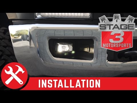 2017 F250 & F350 Morimoto XB LED Replacement Projector Fog Lights Install