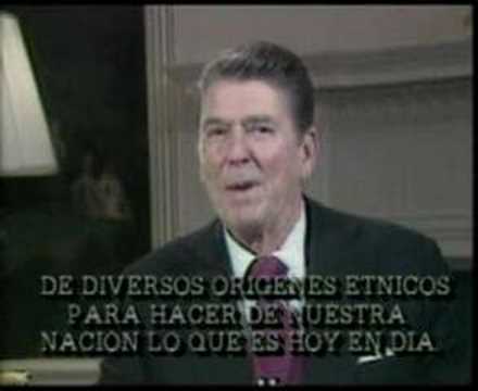 Festival OTI 83- Mensaje Ronald Reagan