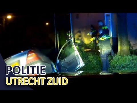 Politie | Verdachte op de vlucht | Rijden onder invloed | Utrecht Zuid | Ongeval