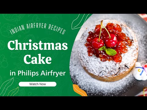 Christmas Cake Recipe | Air Fryer Cake | Christmas Special Cake | Air Fryer recipes