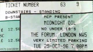 Midnight Oil - Underwater - Live @ The Forum, London (UK) #PowderWankers