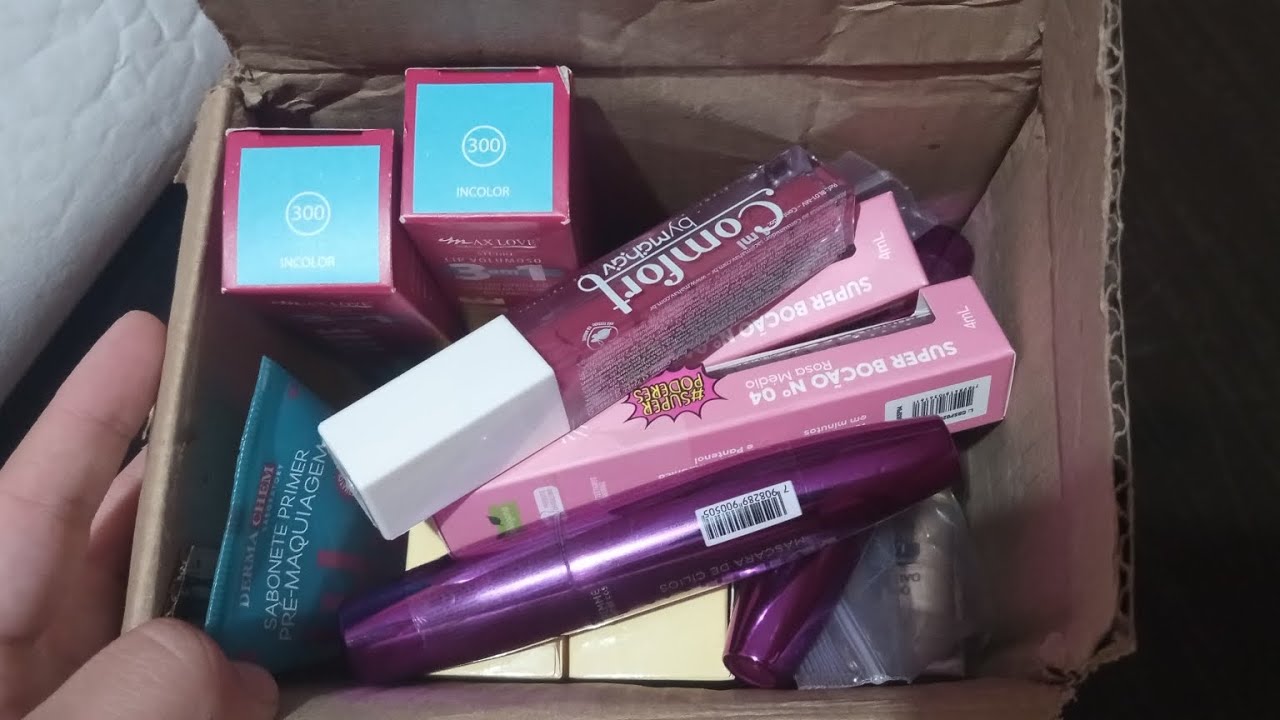 ABERTURA CAIXA DE MAQUIAGEM COM VALORES 👀💄