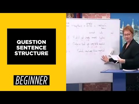 Beginner Level Question Sentence Structure | English For You