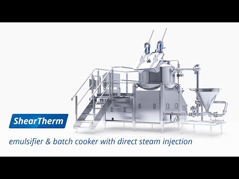 ShearTherm - Versatile Industrial Emulsifier & Steam Batch Cooker
