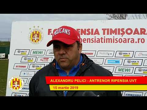 Alex Pelici înaintea meciului cu liderul, Sportul Snagov