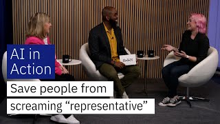 Use generative AI to help save people from screaming “representative”