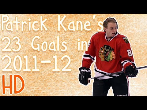 Patrick Kane's 23 Goals in 2011-12 (HD)