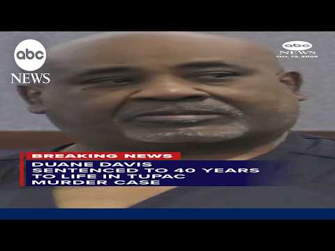 Duane Davis sentenced to 40 years to life in Tupac murder case