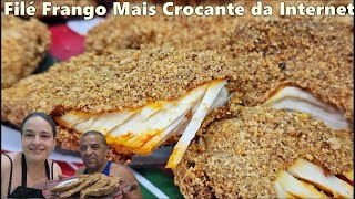 Filé de Frango Empanado mais Crocante da Internet da Vany Cardoso - Não Solta a Casquinha🎅🎄
